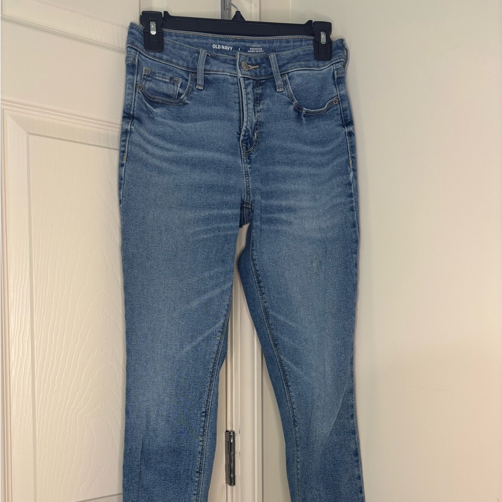Old Navy Women's Skinny Jeans in Blue